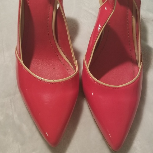 A Pop of Red and Neutral Heels - Picture 1 of 5